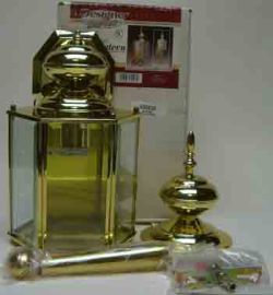 Lumina Polished Brass Wall Lantern