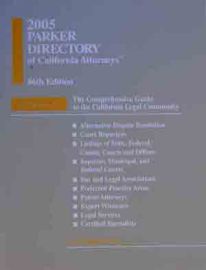Parker Directory of California Attorneys (2005)