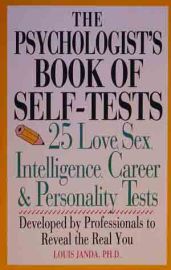 Psychologist's Book Of Self-tests (paperback)
