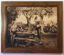 Classic Tarzan and Jane Movie Star Photo