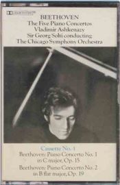 Beethoven, The Five Piano Concertos, Cassette, London Records Se