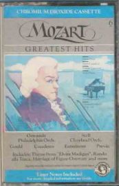 Mozart Greatest Hits, Cassette, CBS Records
