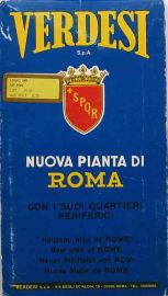 Verdisi, Nuova Pianta Di Roma (Map of Rome)