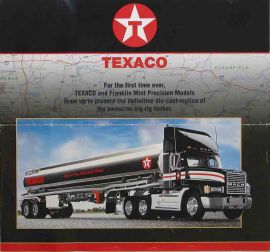Texaco Precision Models Flyer