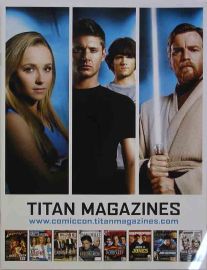 Titan books, Titan magazine Ad book from comic-con 2008