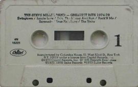 The Steve Miller Band-Greatest Hits Cassette
