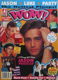 Wow! Magazine Featuring Jason Priestley and Luke Perry
