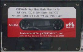 Who, How, What, When to Pay Cassette-National Kitchen and Bath c