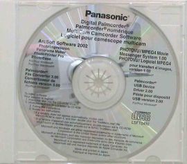 Panasonic digital Palmcorder CD Rom
