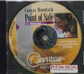 Cougar Mountain Point of Sale CD Rom