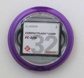 Canon Memory Card Holder w/ Memory Card.