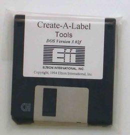 Create-A-Label Tools Eltron DOS Version 3.02f
