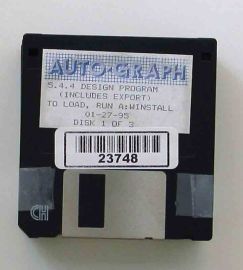 Auto-Graph diskette Library