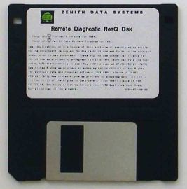 Remote diagnostic ResQ disk