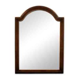 Walnut Compton Mirror by Bath Elements<BR>