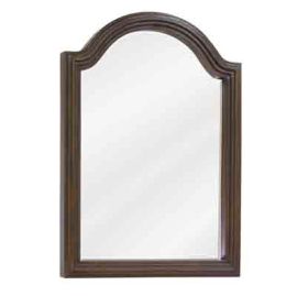 Walnut Compton Mirror by Bath Elements<BR>