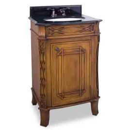 Hamilton Toffee Vanity with Preassembled Top and Bowl by Bath El
