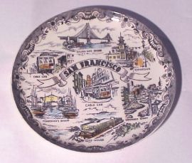 San Francisco Commerative Plate