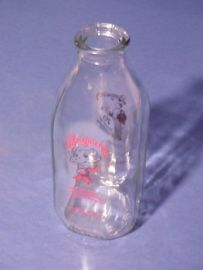 Glass Milk Bottle