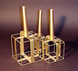 Gold Wire Candle Holder Gift Boxes