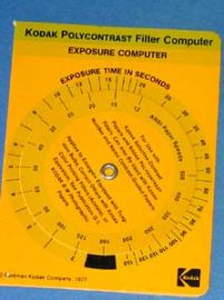 Kodak Polycontrast Filter Computer