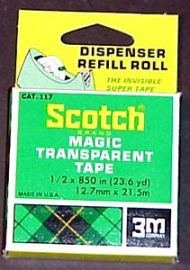 Scotch Magic Transparent Tape-1/2x850