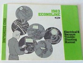 1983 Ford Econoline- Electrical-2 Vol Set