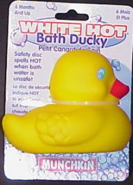 White Hot Bath Ducky