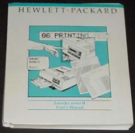 LaserJet series II User's Manual