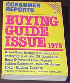 Consumer Reports Buying Guide Issue-1978