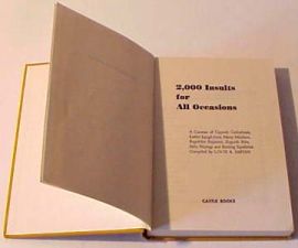 2000 Insults For All Occasions
