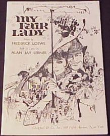 My Fair Lady-Choral Sheet music booklet