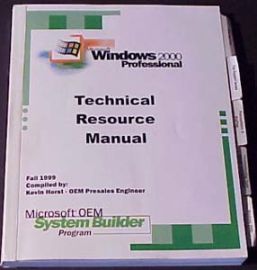 Microsoft Windows 2000 Professional-Technical Resource Manual