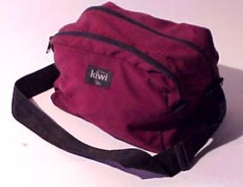 Kiwi Canvas Camera Bag-Maroon