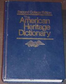 THE AMERICAN HERITAGE DICTIONARY-SECOND COLLEGE EDITION
