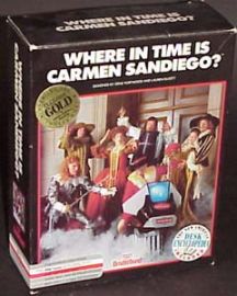 WHERE IN TIME IS CARMEN DIEGO?  GAME SOFTWARE