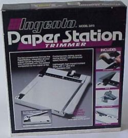 PAPER STATION-OFFICE SIZE PAPER CUTTER & accessories