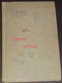 #1 WRITING: CORRECT WRITING TEXTBOOK-1952