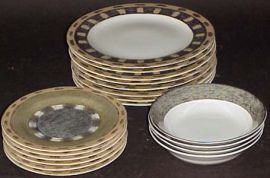 HANDPAINTED DISHES-BY FURIO 22-piece set