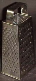 CHEESEGRATER-Large stainless with handle
