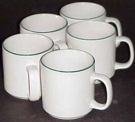 COFFEEMUG SET-GIBSON HOUSE CHINA