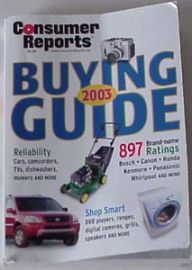 CONSUMER REPORTS-BUYING GUIDE 2003