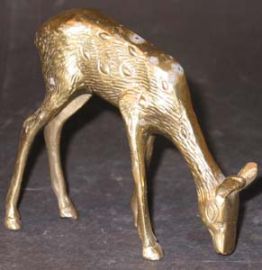 GOLDEN BRASS DEER