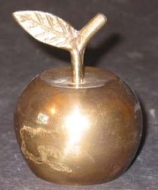GOLDEN BRASS APPLE BELL !