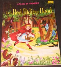 Color By Number Little Red Riding hood