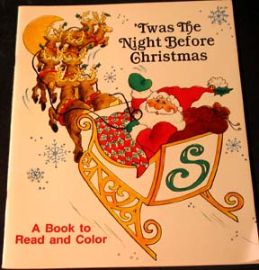 'TWAS THE NIGHT BEFORE CHRISTMAS-Coloring Book