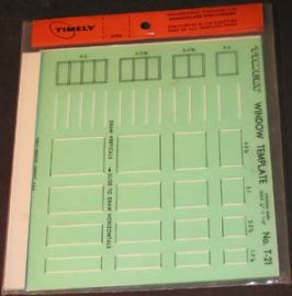 Template-Window Template, Awning Sash #t-21