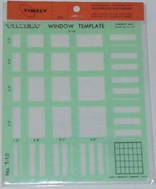 Template-Windows, Casement Sash-#T-10