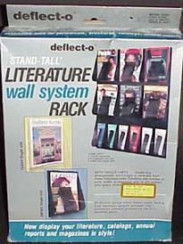 MAG Size Literature Rack-Clear