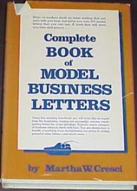 COMPLETE BOOK OF MODEL BUSINESS LETTERS
